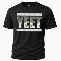 Yeet Meme Cannabis Leaf Pattern Performance Shirt