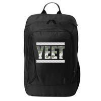 Yeet Meme Cannabis Leaf Pattern City Backpack