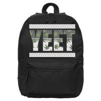 Yeet Meme Cannabis Leaf Pattern 16 in Basic Backpack