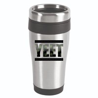 Yeet Meme Cannabis Leaf Pattern 16oz Travel Tumbler