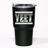 Yeet Meme Cannabis Leaf Pattern Tumbler