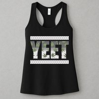 Yeet Meme Cannabis Leaf Pattern Womens Tank Top