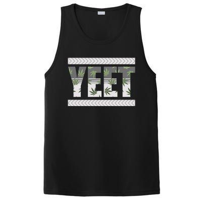 Yeet Meme Cannabis Leaf Pattern PosiCharge Competitor Tank