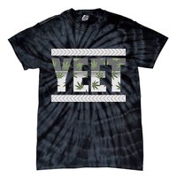 Yeet Meme Cannabis Leaf Pattern Tie-Dye T-Shirt