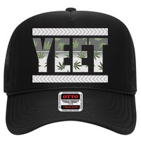 Yeet Meme Cannabis Leaf Pattern Hat