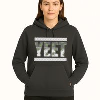 Yeet Meme Cannabis Leaf Pattern Hoodie