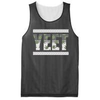 Yeet Meme Cannabis Leaf Pattern Mesh Reversible Basketball Jersey Tank