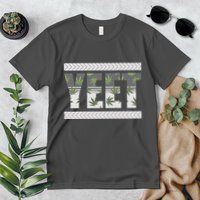 Yeet Meme Cannabis Leaf Pattern Premium T-Shirt
