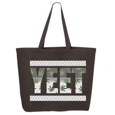 Yeet Meme Cannabis Leaf Pattern 25L Jumbo Tote