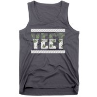 Yeet Meme Cannabis Leaf Pattern Tank Top