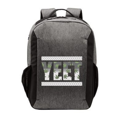 Yeet Meme Cannabis Leaf Pattern Vector Backpack