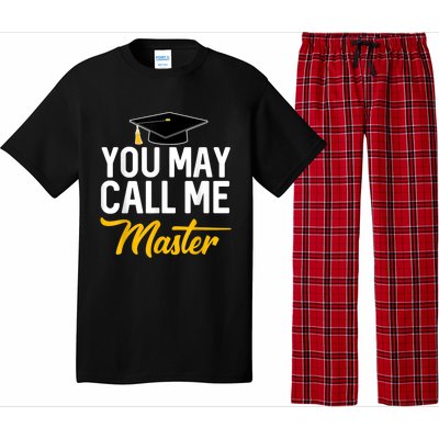 You May Call Me Master Degree Graduation Graduated Him Her Pajama Set