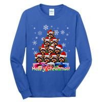 Yorkies Merry Christmas Tree Cute Yorkshire Terrier Xmas Great Gift Tall Long Sleeve T-Shirt