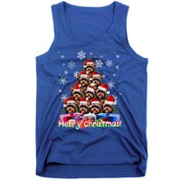 Yorkies Merry Christmas Tree Cute Yorkshire Terrier Xmas Great Gift Tank Top