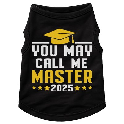 You May Call Me Master 2025 Degree Graduation Doggie Tank