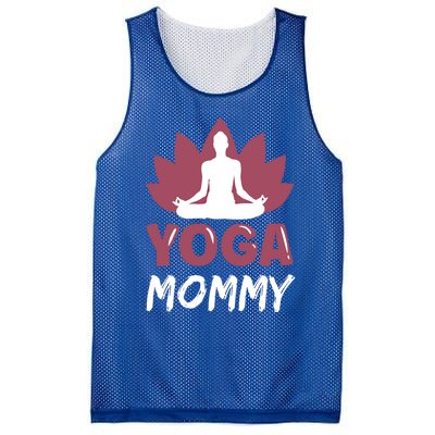 Yoga Mommy Cute Hobby Meditation Lover Mom Mother Mama Gift Mesh Reversible Basketball Jersey Tank