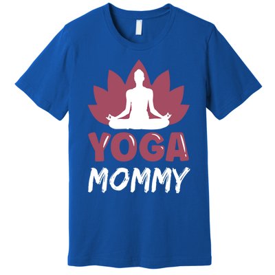 Yoga Mommy Cute Hobby Meditation Lover Mom Mother Mama Gift Premium T-Shirt