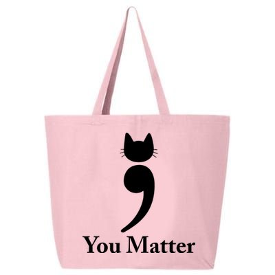 You Matter Cat Suicide Prevention Awareness Be Strong 25L Jumbo Tote