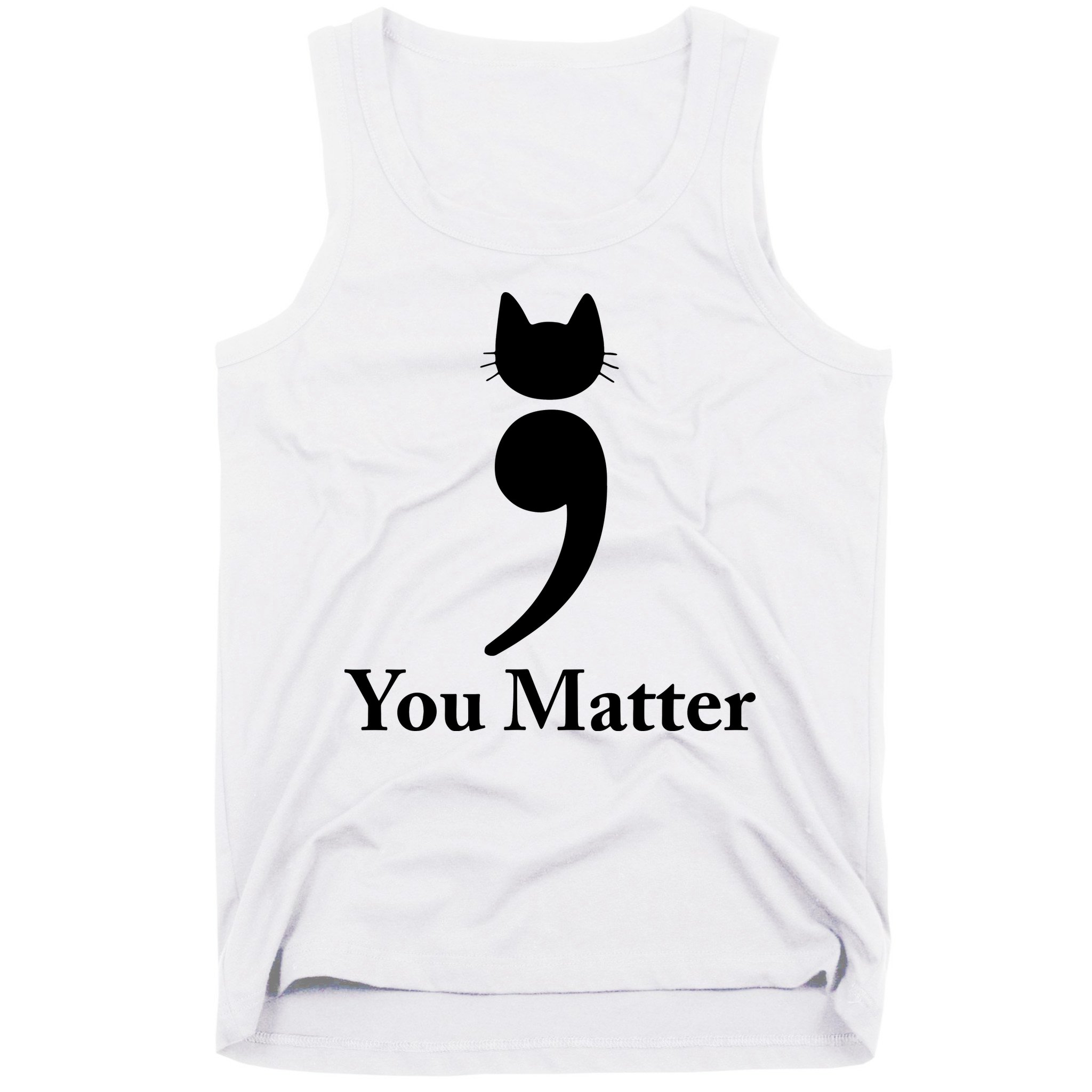 You Matter Cat Suicide Prevention Awareness Be Strong Tank Top