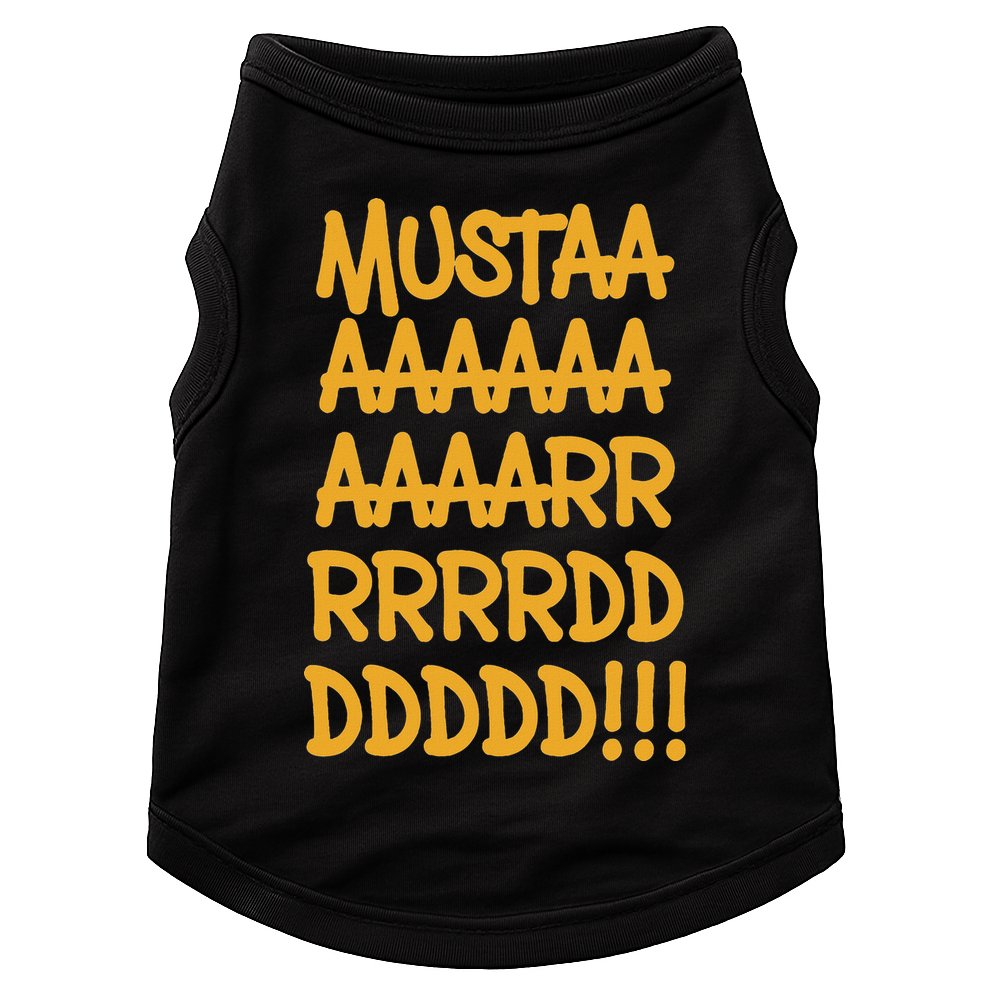 Yellow Mustard Cool Funny Meme Hip Hop Music Doggie Tank