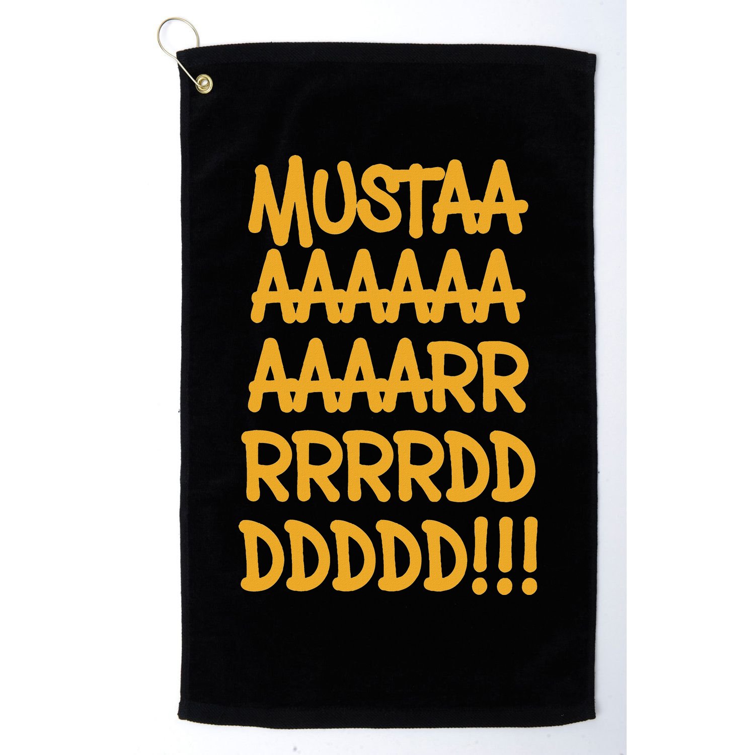Yellow Mustard Cool Funny Meme Hip Hop Music Golf Towel