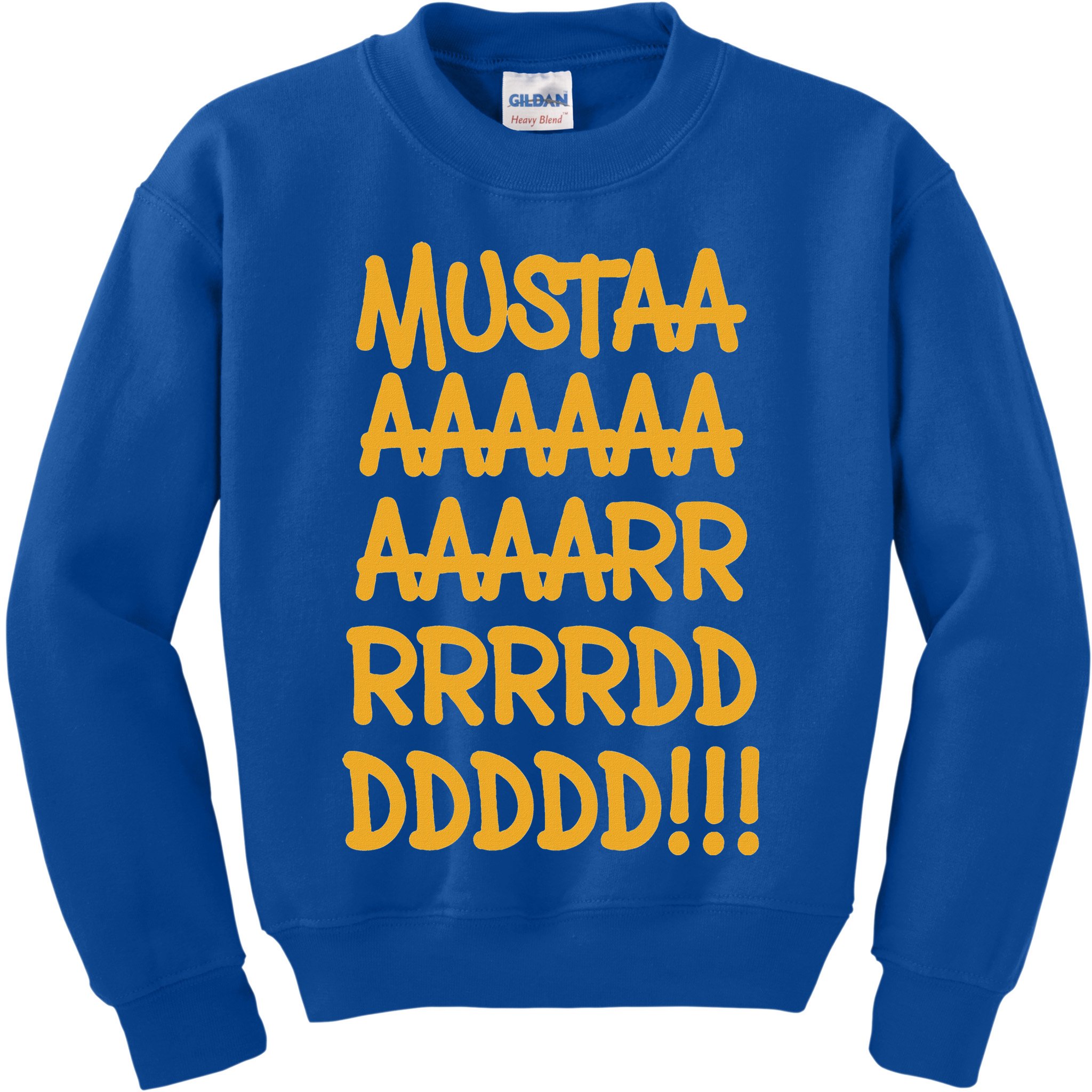 Yellow Mustard Cool Funny Meme Hip Hop Music Kids Sweatshirt