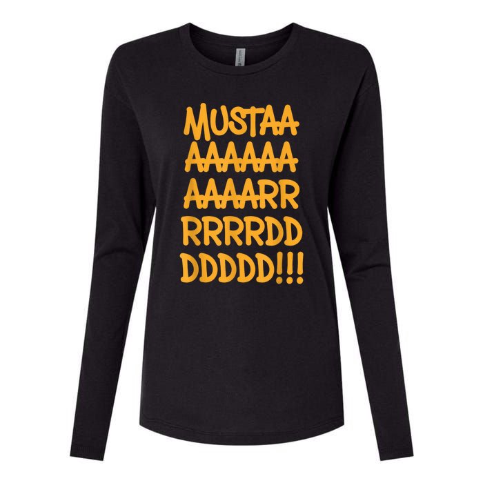 Yellow Mustard Cool Funny Meme Hip Hop Music Graphic Womens Cotton Relaxed Long Sleeve T-Shirt