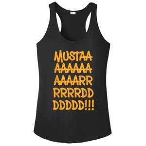 Yellow Mustard Cool Funny Meme Hip Hop Music Graphic Ladies PosiCharge Competitor Racerback Tank