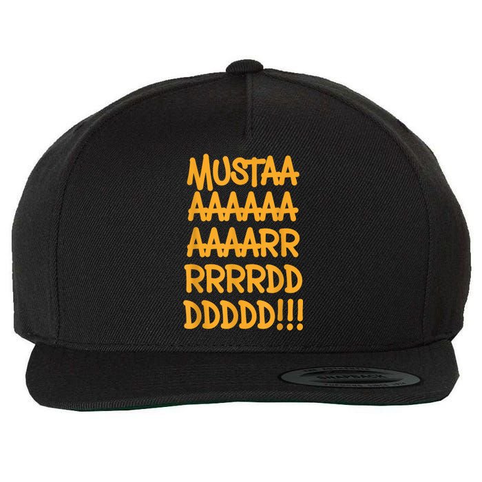 Yellow Mustard Cool Funny Meme Hip Hop Music Graphic Wool Snapback Cap