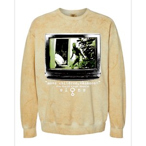 Youthxenergy Move Children Vamanos From Director M.Night Shyamalan Signs Colorblast Crewneck Sweatshirt