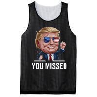 You Missed Donald Trump Mesh Reversible Basketball Jersey Tank