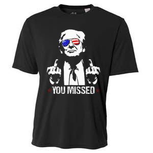 You Missed Donald Trump Funny Pro Trump 2024 Cooling Performance Crew T-Shirt