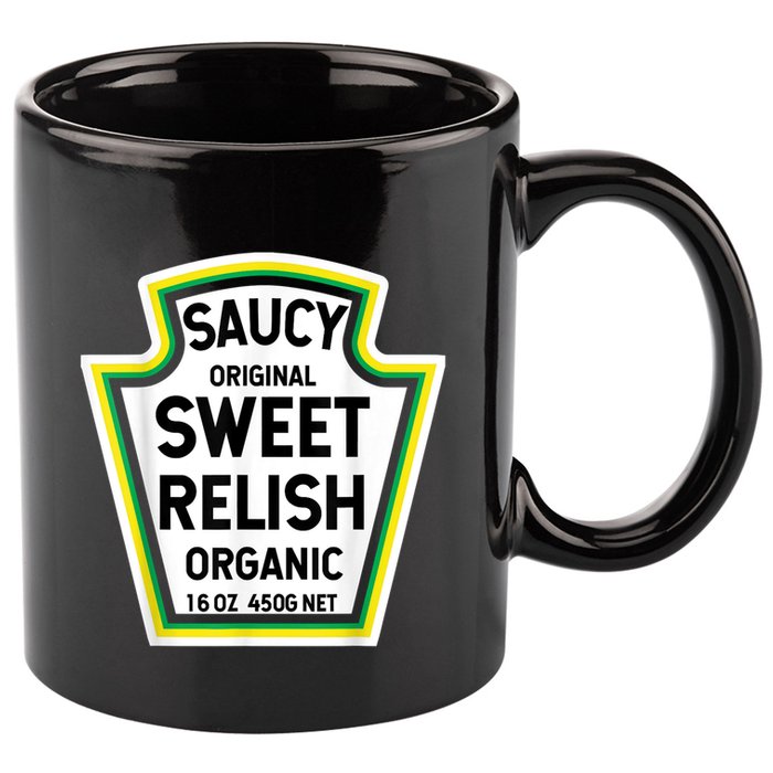 Yellow Mustard DIY Halloween Costume Matching Group Mustard Funny Ketchup 11oz C Handle Ceramic Mug
