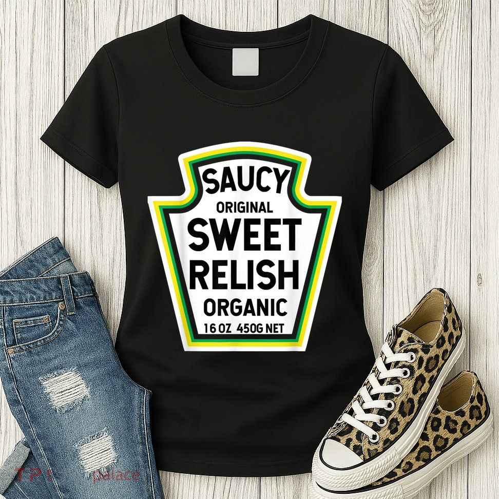 Yellow Mustard DIY Halloween Costume Matching Group Mustard Funny Ketchup Womens T-Shirt