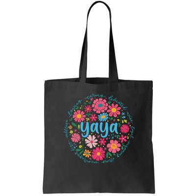 Yaya Mothers Day For Grandma Wildflower Floral Women Bag