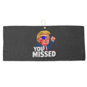 You Missed Donald Trump Tank Top Large Microfiber Waffle Golf Towel