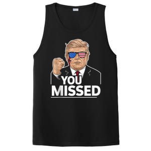 You Missed Donald Trump Fight Fighting Fighters Supporters Americans PosiCharge Competitor Tank