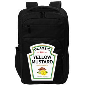 Yellow Mustard Diy Halloween Costume Matching Group Mustard Impact Tech Backpack