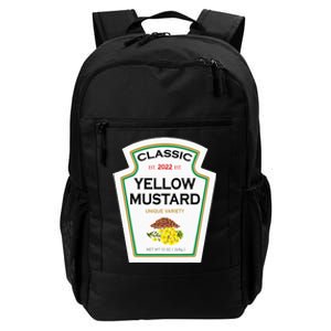 Yellow Mustard Diy Halloween Costume Matching Group Mustard Daily Commute Backpack