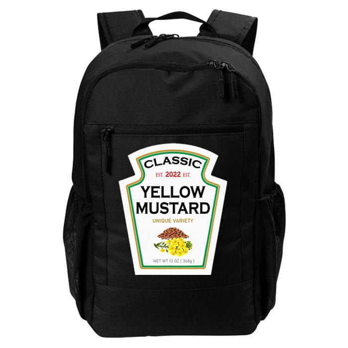 Yellow Mustard Diy Halloween Costume Matching Group Mustard Daily Commute Backpack