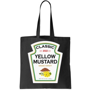 Yellow Mustard Diy Halloween Costume Matching Group Mustard Tote Bag