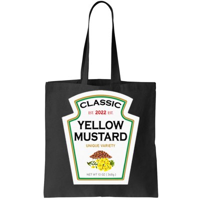 Yellow Mustard Diy Halloween Costume Matching Group Mustard Tote Bag