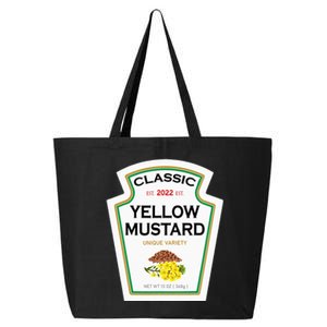 Yellow Mustard Diy Halloween Costume Matching Group Mustard 25L Jumbo Tote