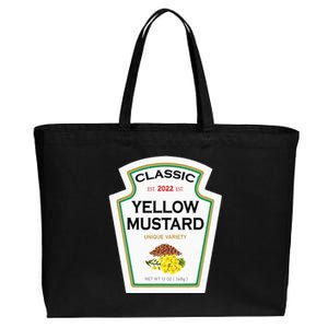 Yellow Mustard Diy Halloween Costume Matching Group Mustard Cotton Canvas Jumbo Tote