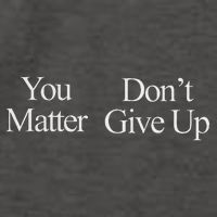 You Matter Don't Give Up Vector Backpack