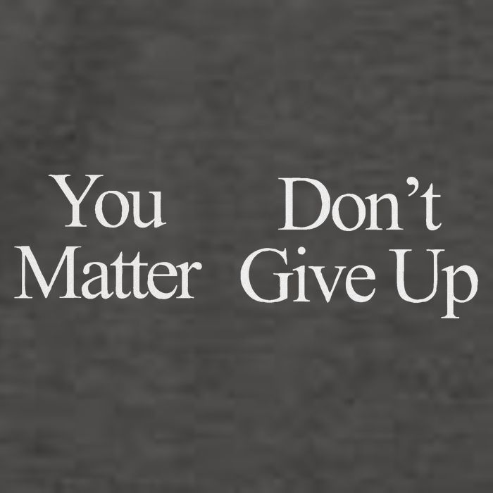 You Matter Don't Give Up Vector Backpack