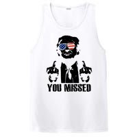 You Missed Donald Trump 2024 Finger Usa United States Presidential Election PosiCharge Competitor Tank