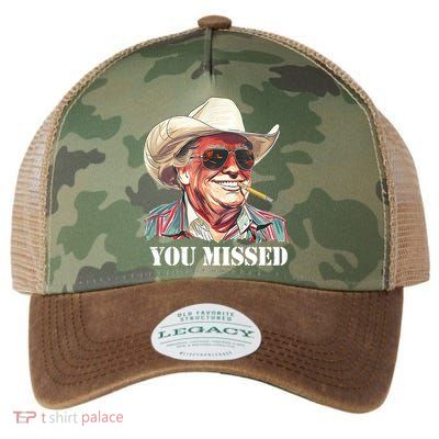 You Missed Donald Trump 2024 Legacy Tie Dye Trucker Hat