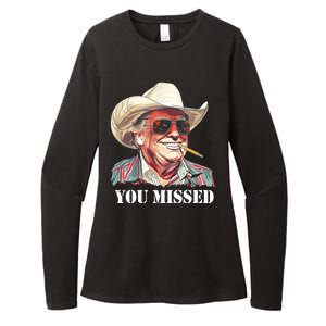 You Missed Donald Trump 2024 Womens CVC Long Sleeve Shirt