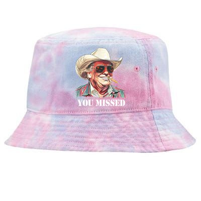 You Missed Donald Trump 2024 Tie-Dyed Bucket Hat